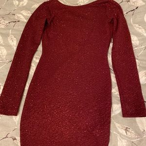 Burgundy Dress